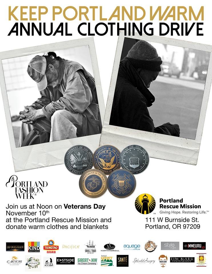 Nearly 25,000 lbs of clothing, blankets, and sleeping bags to date.