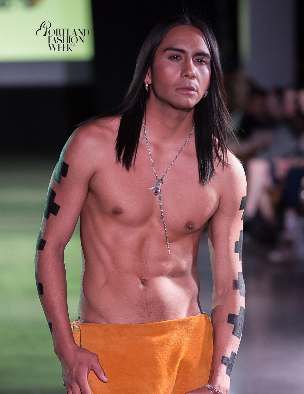 Portland Fashion Week 2014 Spring. Venue: Memorial Coliseum. Designer: Edison Ritchie.