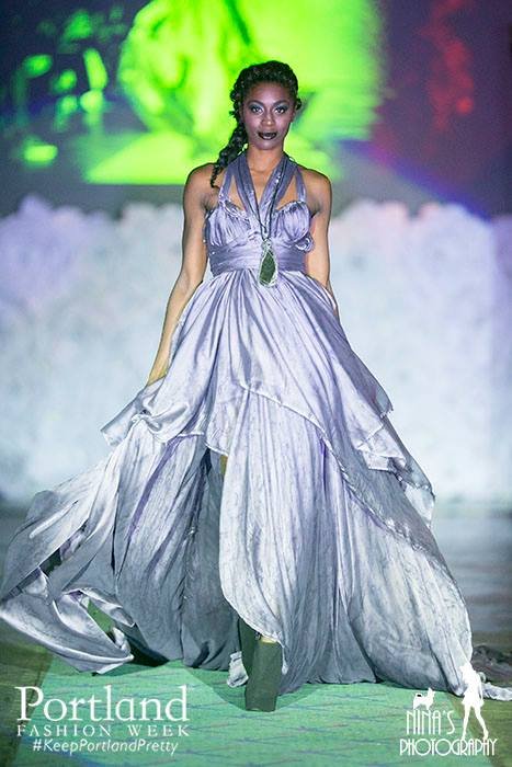 Portland Fashion Week 2015. Venue: NW Industrial Area Warehouse. Designer: Clayton Black.