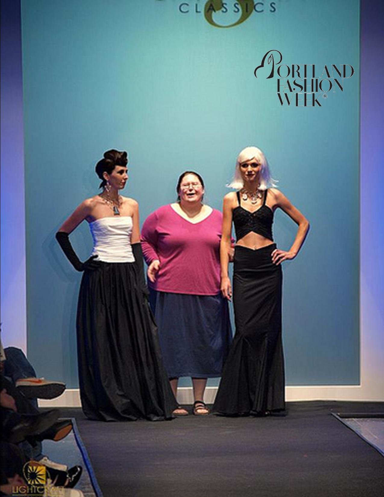 Portland Fashion Week 2008. Designer: Saffrona. 